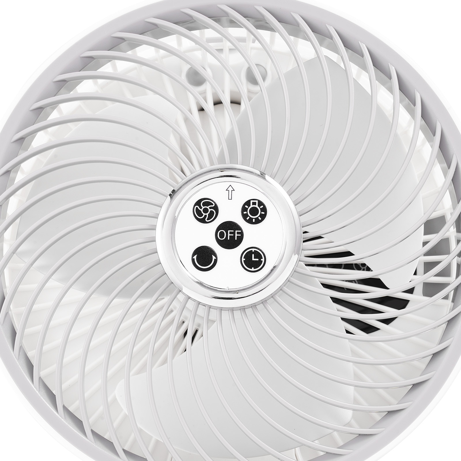 8 Inch Foldable Rechargeable Oscillating Fan 3 In 1 Remote 8 Speeds_voghion.com